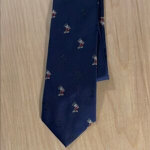 Classic Navy Blue Character Print Tie Disney’s Mickey Mouse
